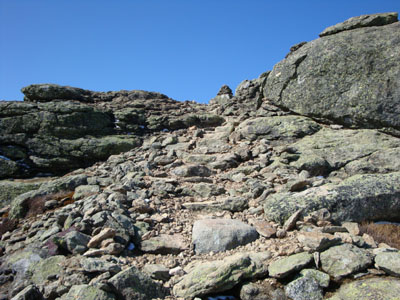 The Franconia Ridge Trail on the way to Mt. Lincoln