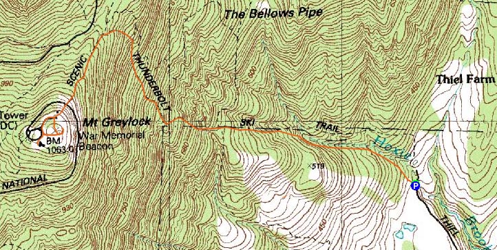 Mt. Greylock - Massachusetts - October 18, 2008 Hike Trip Report ...